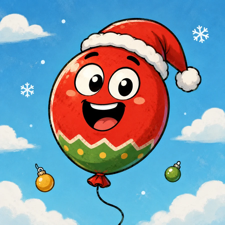 Cover art for Christmas Balloons